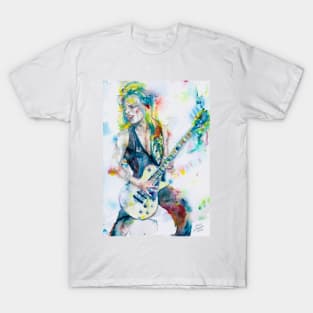 RANDY RHOADS watercolor portrait .2 T-Shirt